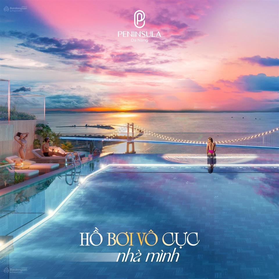 Bán căn hộ dự án peninsula đà nẵng 2pn  view sông hàn  sổ hồng lâu dài