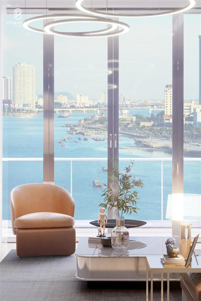 Bán căn hộ dự án peninsula đà nẵng 2pn  view sông hàn  sổ hồng lâu dài