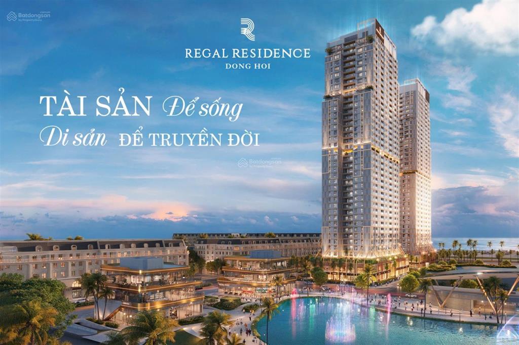 Căn hộ biển đồng hới toà regal residence signature chính thức nhận booking, giá chỉ từ 1,6 tỷ