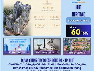Đặt chỗ ngay huế heritage  căn hộ chuẩn 5 sao giữa lòng phố huế  sổ hồng vĩnh viễn