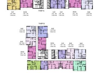 Căn hộ 3pn diện tích 95.3m2 giá 3ty3