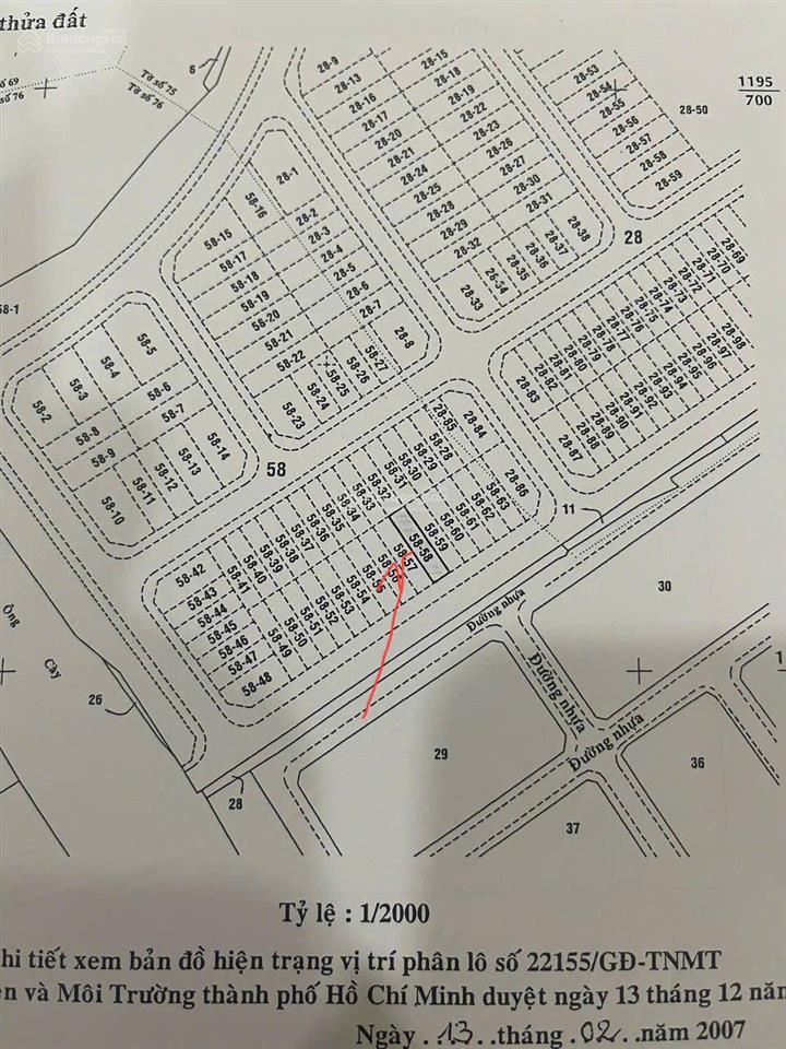 Bán lô đất đẹp nhất khu dân cư trí kiệt phước long b q9. 156 m giá chỉ 13.2 ty thương lượng mạnh.