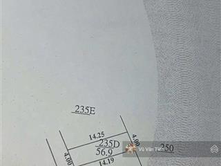Bán đất vân côn, tặng thêm căn nhà cũ, cách 10m đường 2 ô tô tránh,dt 56m