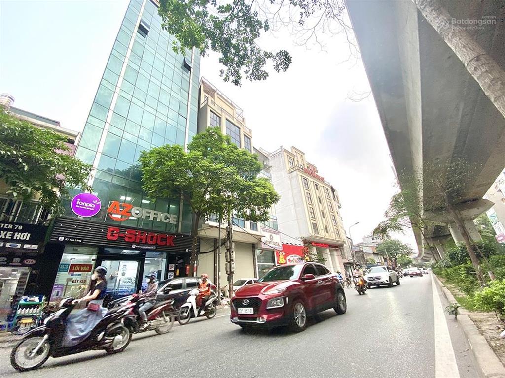 Hot tòa nhà văn phòng phố yên lãng 7 tầng x 85m2 lô góc 2 mặt đường ô tô tránh nhau