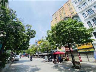 Gấp! gấp! bán nhà mặt phố trương công giai mặt tiền rộng 6m kinh doanh đỉnh vỉa hè đá bóng100m