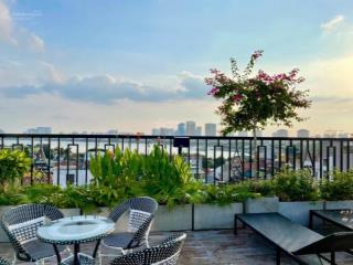 Bán nhà phố âu cơ, tây hồ, view hồ, dòng tiền 2 tỷ/ năm, dt 150m2* 9 tầng* mt 14m* giá 51 tỷ
