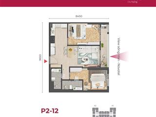 Mã căn hộ cao cấp p2 29.12 peninsula đà nẵng căn 2pn | view pháo hoa & sông hàn  sở hữu lâu dài