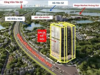 Bán căn hộ cc galia hanoi, 4,2 tỷ, 66,6m2, 2pn, pháp lý đầy đủ, ở yên sở, hoàng mai, hà nội