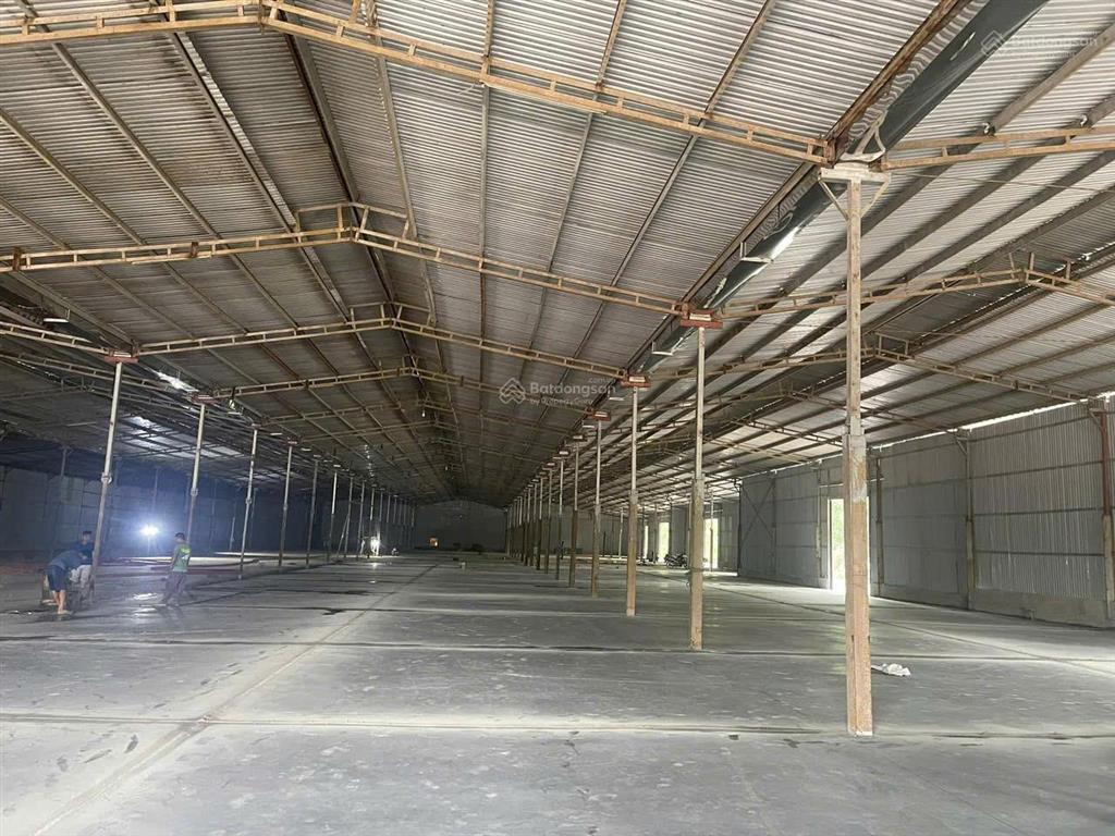 Cho thuê kho xưởng 6.000m2 tại kcn đài tư, long biên container 40ft, hạ tầng kcn