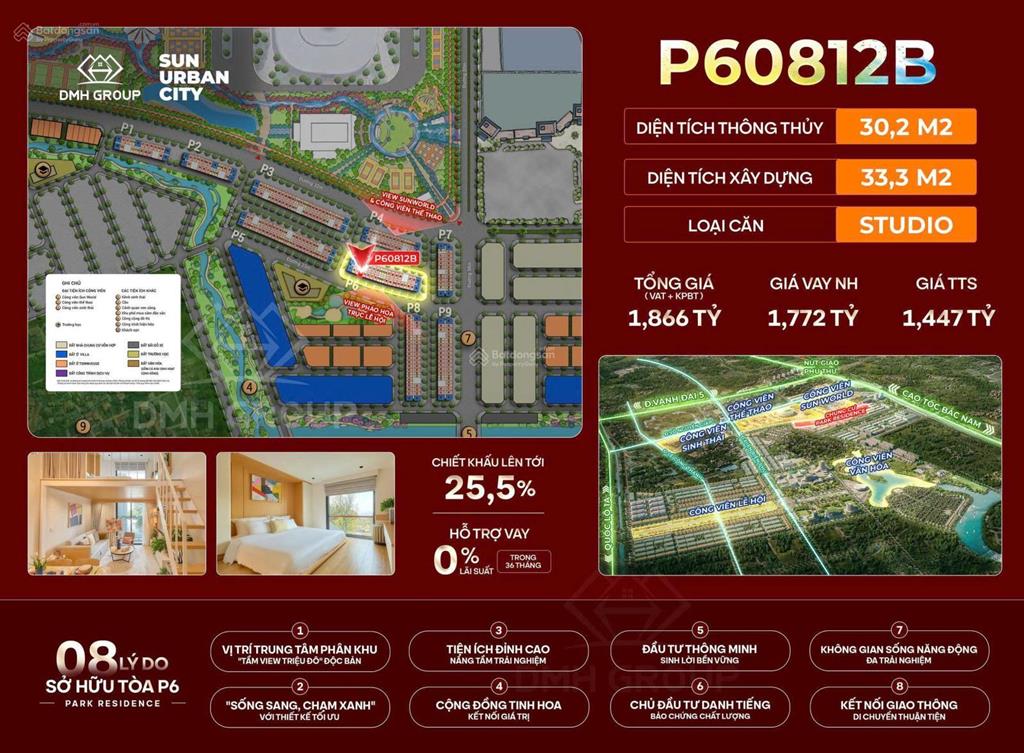 Đón sóng đầu tư căn hộ sun hà nam chỉ với 500 triệu. ck tới 25,5% và ưu đãi lãi suất 0% trong 3 năm
