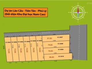 Bán đất tại quốc lộ 1a, tiên tân, phủ lý, hà nam, 2,1 tỷ, 80 m2, hàng hiếm đẹp