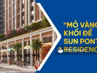 Độc quyền shophouse khối đế sun ponte trần hưng đạo view sông hàn, cầu rồng của sun group