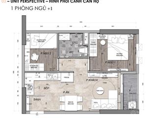 Duy nhất căn hộ 1pn tại ht pearl, tân hòa, dĩ an, bình dương, 1,850 tỷ