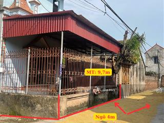 Bán lô góc 143m đất tại xã thượng vực, sẵn nhà 2 tầng