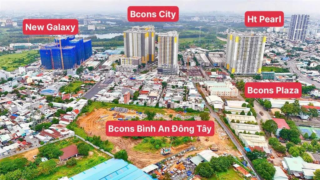 Chỉ từ 2,250 tỷ sở hữu căn bcons plaza, 51m2, 2pn + 2wc, đông hòa, dĩ an, bình dương, giá cực tốt