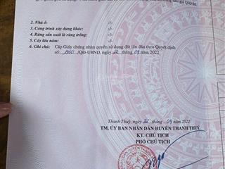 Chính chủ cần bán đất đấu giá xã tu vũ, thanh thủy, phú thọ  1,4 tỷ
