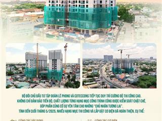 Căn hộ 2pn view sông mặt tiền quốc lộ 13, 20% đến nhận nhà, cotecons làm cđt, xây đến tầng 19