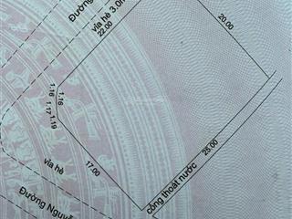 Bán lô góc 2 mặt tiền  nguyễn xuân hữu & lê cao lãng  cạnh thăng long (cẩm lệ)