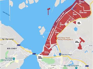 Nền biệt thự 225m2 sổ đỏ kđt ven vịnh cửa lục giá liền kề. kđt cao xanh hà khánh b.  0969 266 ***