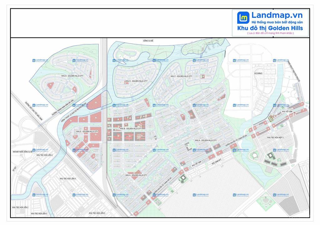 Bán lô góc golden hills city, đà nẵng