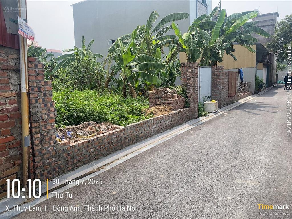 Chính chủ cần tiền nhượng lại 100.5m2 hà lâm 2 thuỵ lâm, đường thông ô tô, đất không lo quy hoạch