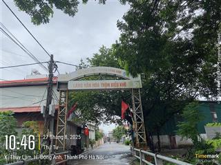 Không có giá nào rẻ bằng, đất đường 2 ô tô tránh biểu khê  thư lâm. hai mặt tiền, cạnh ngay bìa la