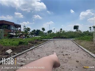 View cổng trường học, đấu giá thuỵ lâm lk435 đường ô tô tránh nhau vỉa hè siêu rộng kinh doanh tốt