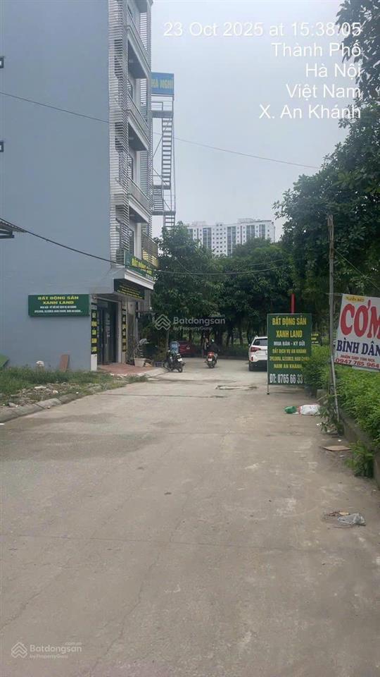 Bán đất phú vinh, an khánh, hoài đức, hn. dt 45m2, mặt tiền 3.38m, giá 162 triệu/m2. 0765 663 ***