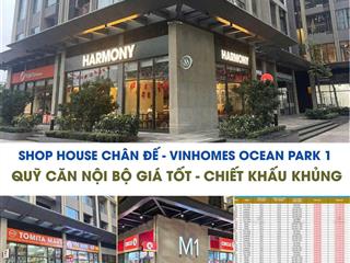 Gấp!!! ngoại giao nội bộ 2 căn shop chân đế đẹp cam kết giá tốt nhất thị trường