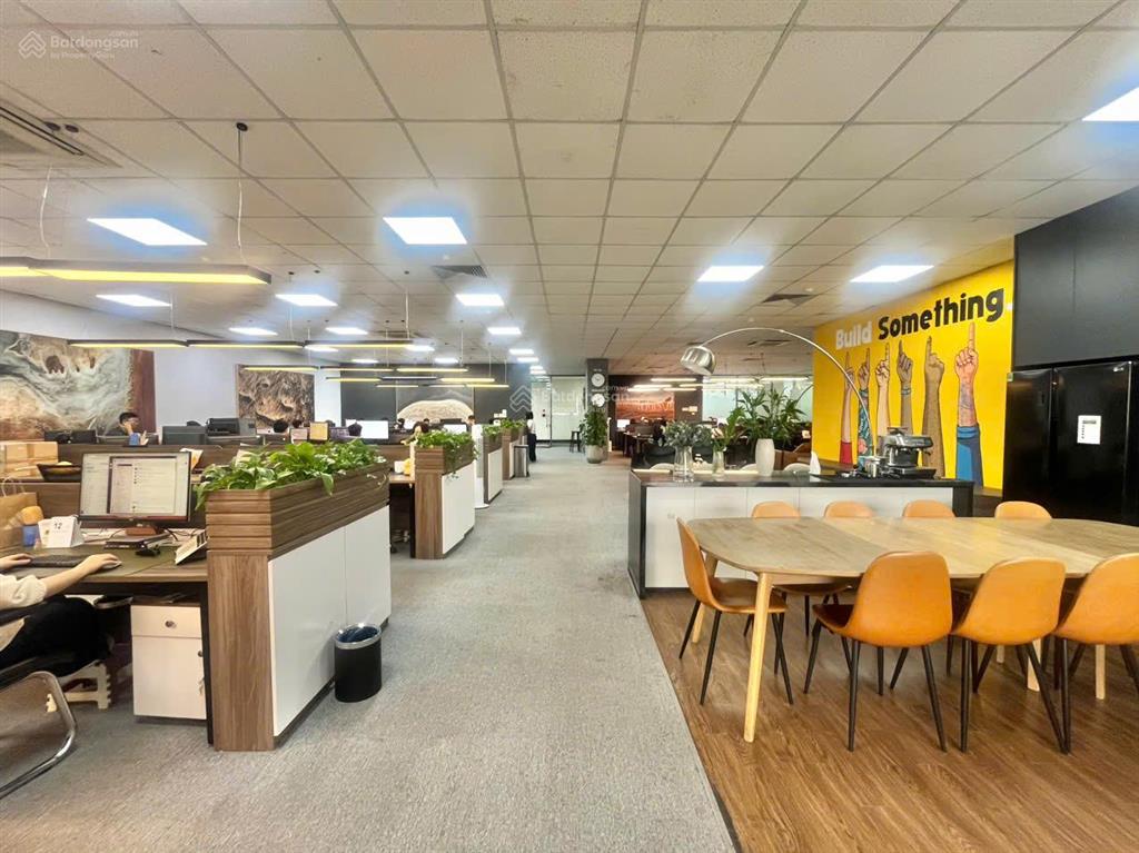 Cho thuê gấp sàn văn phòng 350m2 sẵn nội thất tại duy tân  cầu giấy giá chỉ 250k/m2/th