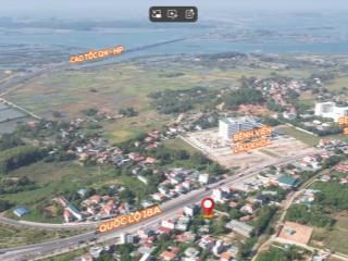 Mảnh đất siêu đẹp mặt tiền quốc lộ 18, ngay cạnh công viên rừng tuần châu và hạ long xanh