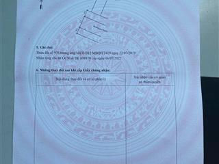 Bán đất mặt bằng 2419 đông hòa, đông sơn, thanh hóa, vuông vắn (6x25m). không lỗi