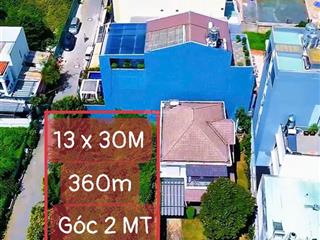 Cần bán gấp đất góc 2 mặt tiền đường số 64, p. thảo điền, quận 2, ngang 13m x dài 27m, hạ giá 5 tỷ