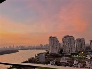One verandah, 3pn view sông bao la, tầng cao, dt 107m2 full nội thất, sổ hồng riêng, dễ xem nhà