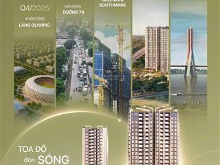 Quỹ độc quyền 1pn tại dự án greenera southmark  vốn tự chỉ 1.1 tỷ  miễn lãi suất 3 năm