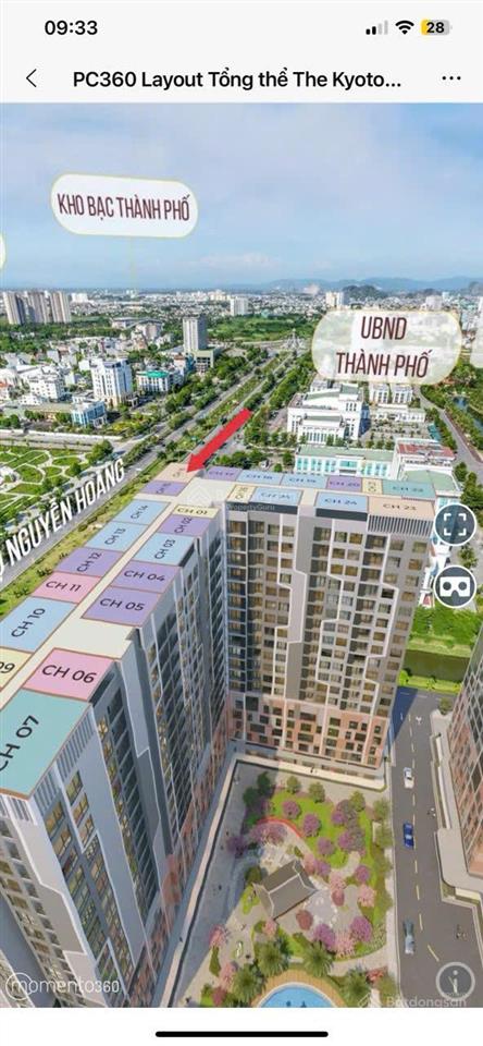 Căn góc 3 ngủ giá tốt the kyoto vinhome thanh hoá