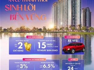 Mua căn 2 ngủ  tặng ngay 1.5 chỉ vàng, tặng thêm 1 năm tiền thuê nhà  the k park avenue
