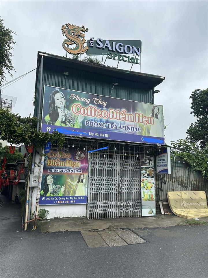 Bán mảnh đất 75m2 mặt phố âu cơ, tây hồ, mặt tiền 4.8m, lô góc, nở hậu, 26.5 tỷ