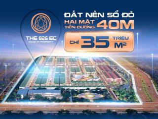 Mở bán chính thức đất nền shophouse, nhà phố thương mại, sổ đỏ riêng từng nền, mặt tiền đường 40m