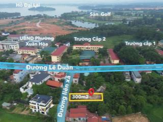 Sở hữu lô đất 300m2 cực đẹp vị trí trung tâm phường xuân hòa mới, ngay gần hồ đại lải