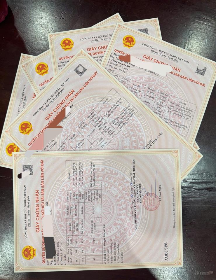 Bán đất khu đấu giá chợ tình 11 lô đất xuân hòa, phú thọ (ngọc thanh, phúc yên, vĩnh phúc cũ)