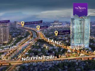 Trực tiếp cđt giá tốt, căn studio 33m2 the ninety, htls 0%, căn đẹp nhất dự án giá tốt, ck 9%