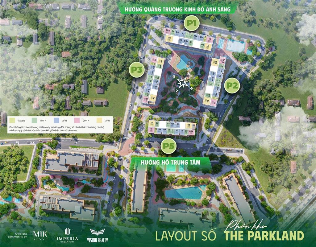 Bán căn 46m2 dự án the park land, chỉ dưới 3 tỷ căn, bàn giao tiêu chuẩn cao cấp, ck tới 12,5%