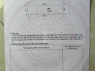 Bán đất trục chính làng. 103 m2 full thổ cư. giá mềm ơi là mềm