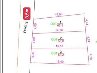 Bán đất công luận 1 gần cầu ngọc hồi gần đường 378, 379 trung tâm dân cư đông đúc
