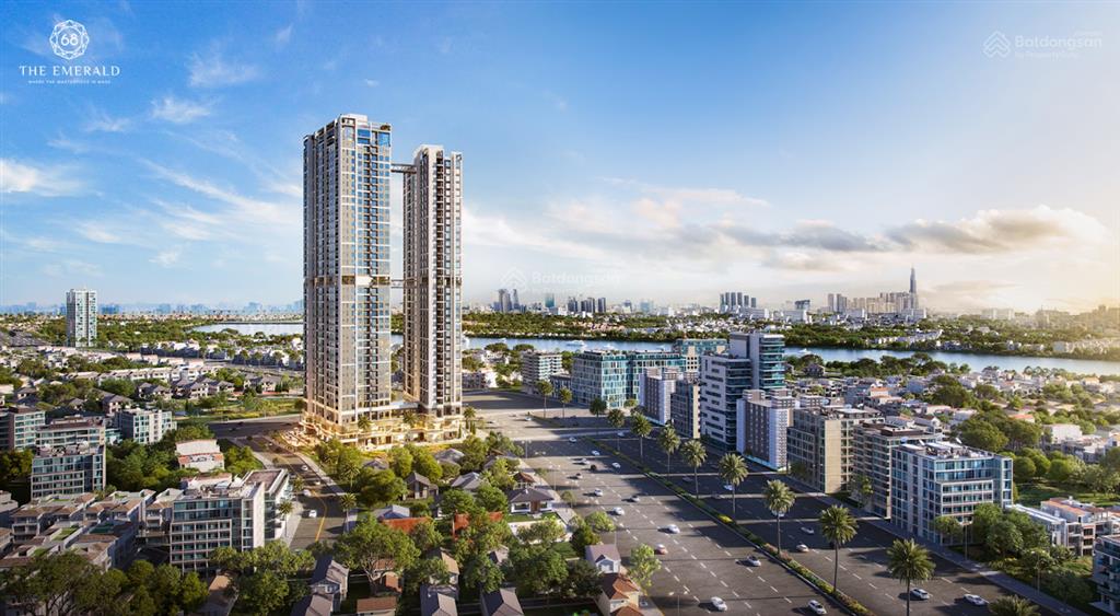Bán căn hộ chung cư the emerald 68, 4,2 tỷ, 74 m2, 2pn, 2wc tại quốc lộ 13, thuận an, bình dương