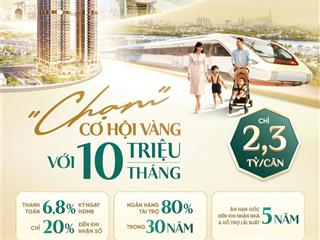 Căn hộ view sông the emerald 68, thanh toán 6,8% ký hdmb, ngân hàng hỗ trợ vay 80%
