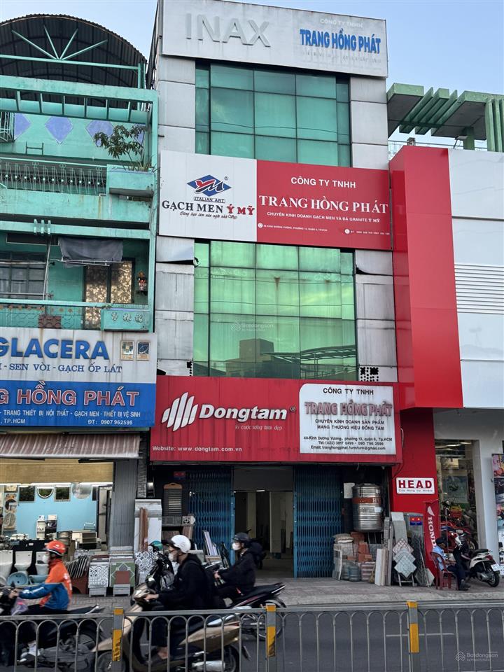 Cho thuê nhà mặt tiền kinh dương vương, 45 triệu, 143m2, 4pn, 3wc, quận 6, hcm