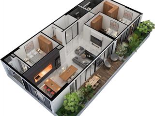 Cho thuê căn hộ 3 ngủ 2 vệ sinh không nội thất tại sunshine golden river diện tích 142m²