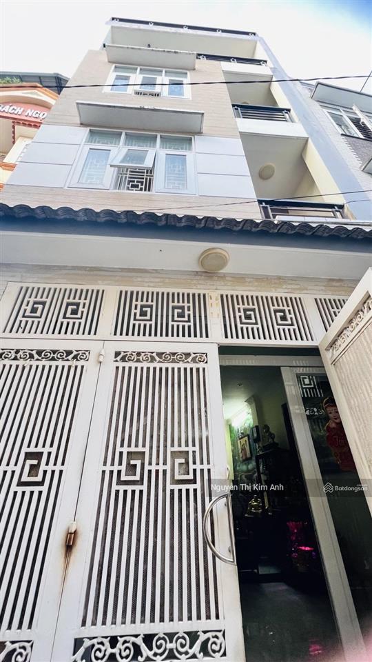 Bán nhà cách mạng tháng 8 quận 10  mới đẹp ở ngay  56m2 4 tầng  4 pn  ngang 5.1  chỉ 9,8tỷ